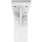 Ekena Millwork Embrey Steel Bracket, White Primer 2"W x 8"D x 4 1/4"H BKTM02X08X04EBPWH - alternate 3